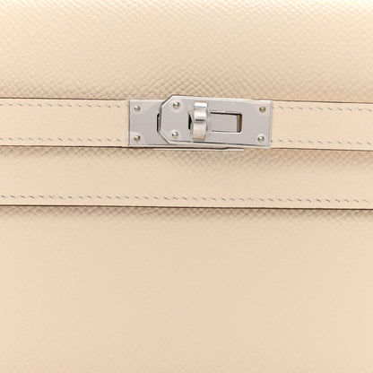 Hermes Epsom Verso Kelly Wallet To Go Nata Jaune Poussin 7 of 9