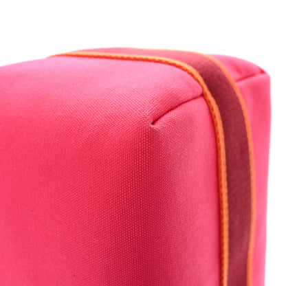 Hermes Canvas Large Bride-A-Brac Pouch Hibiscus 8 of 9