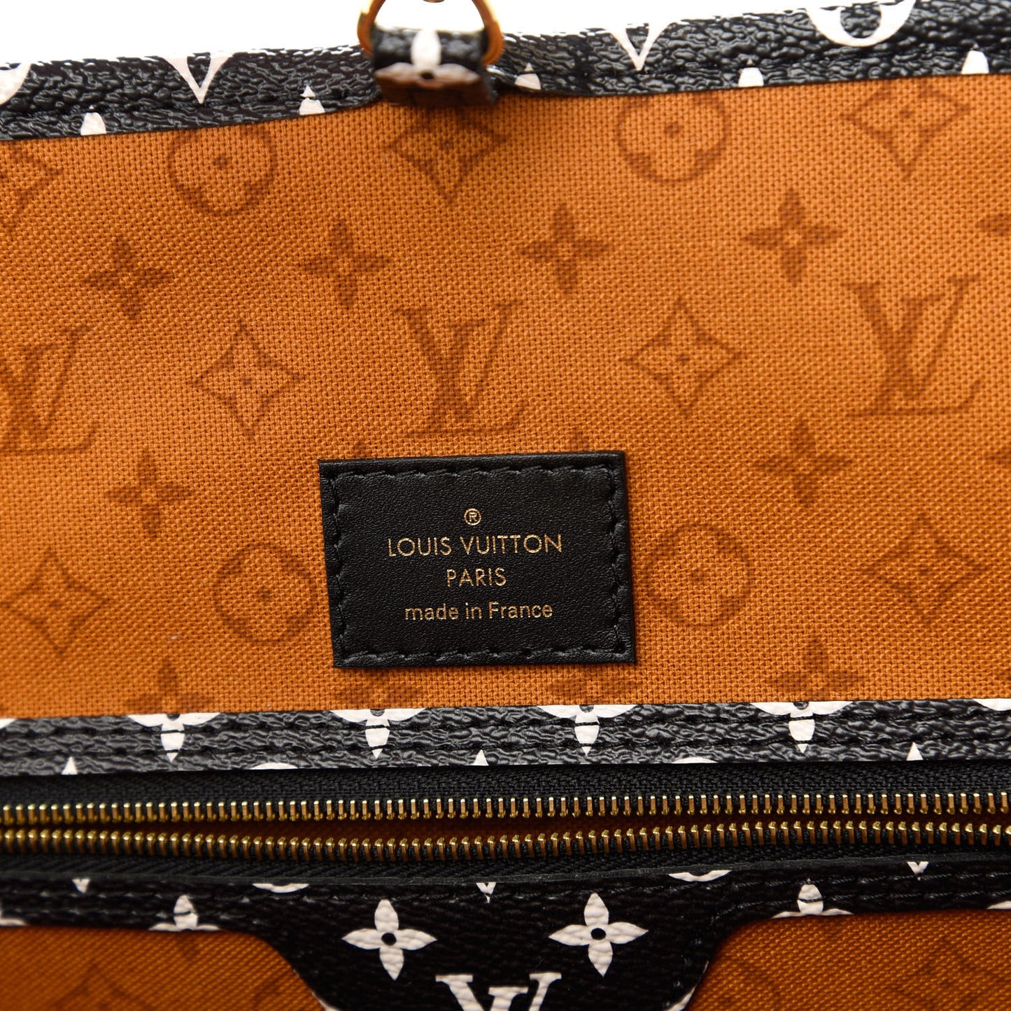 Monogram Giant Crafty Neverfull MM Creme Caramel