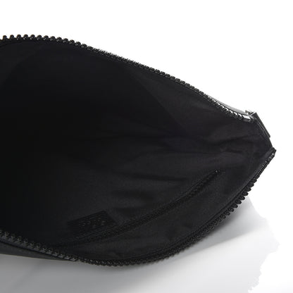 Gucci Nylon Monogram Medium Flat Messenger Bag Black 5 of 10