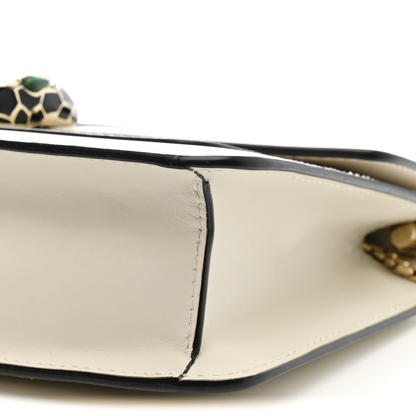 Calfskin Serpenti Forever Crossbody Bag White Agate