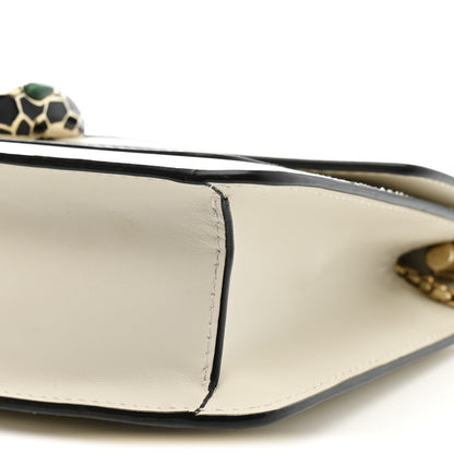 Bulgari Calfskin Serpenti Forever Crossbody Bag White Agate 11 of 15