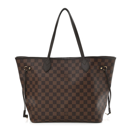 Louis Vuitton Damier Ebene Neo Neverfull MM Rose Ballerine 3 of 12