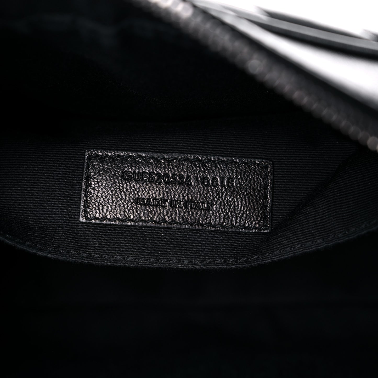 Calfskin Matelasse Monogram Lou Camera Bag Black