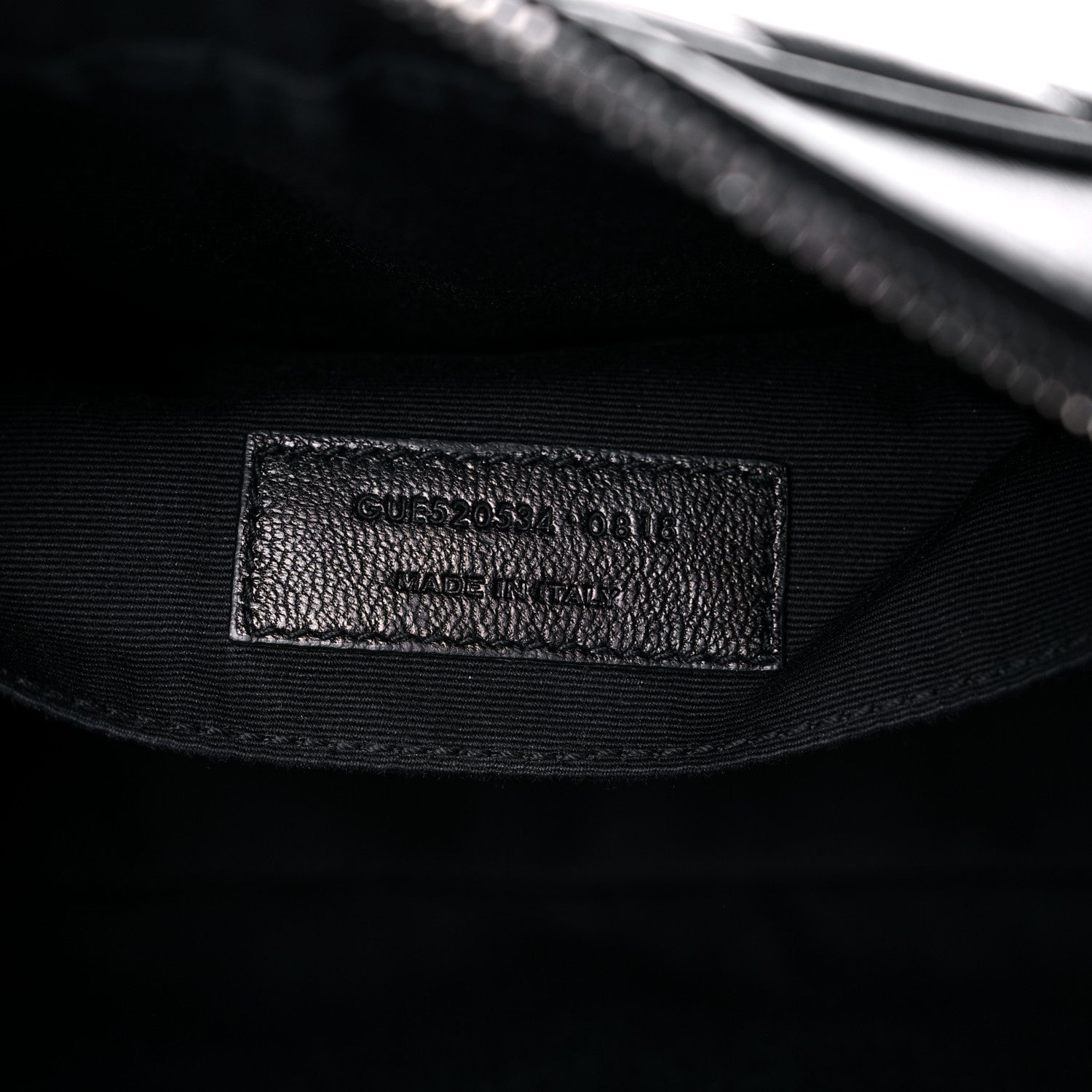 Saint Laurent Calfskin Matelasse Monogram Lou Camera Bag Black 7 of 10