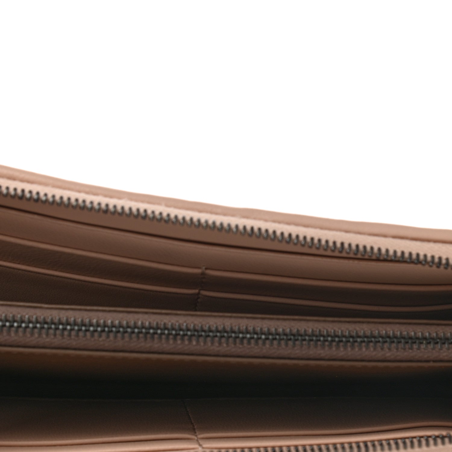Bottega Veneta Nappa Intrecciato Zip Around Wallet Flamingo 5 of 9