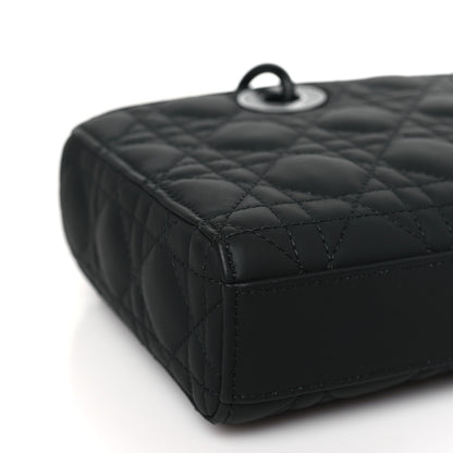 Christian Dior Ultra Matte Calfskin Cannage Medium Lady D-Joy Black 8 of 9