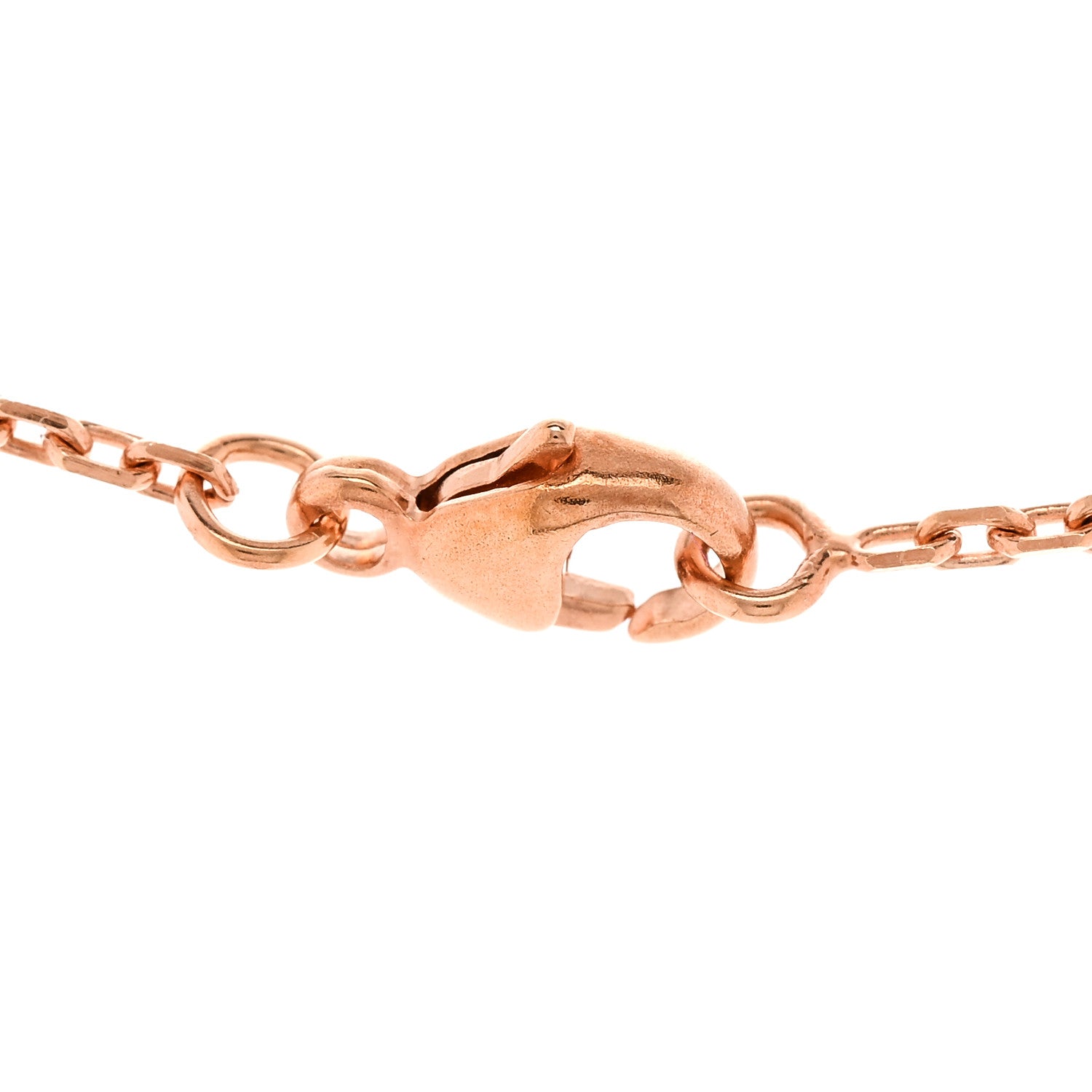 Hermes Lacquered Rose Gold Mini Pop H Pendant Necklace Orange 5 of 6