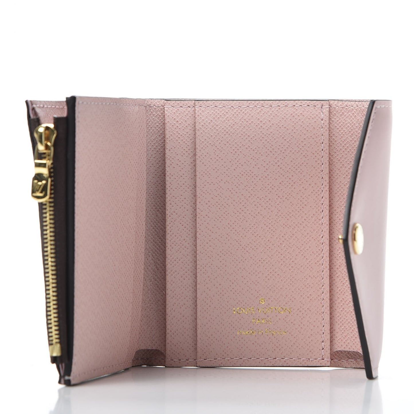 Monogram Zoe Wallet Rose Ballerine
