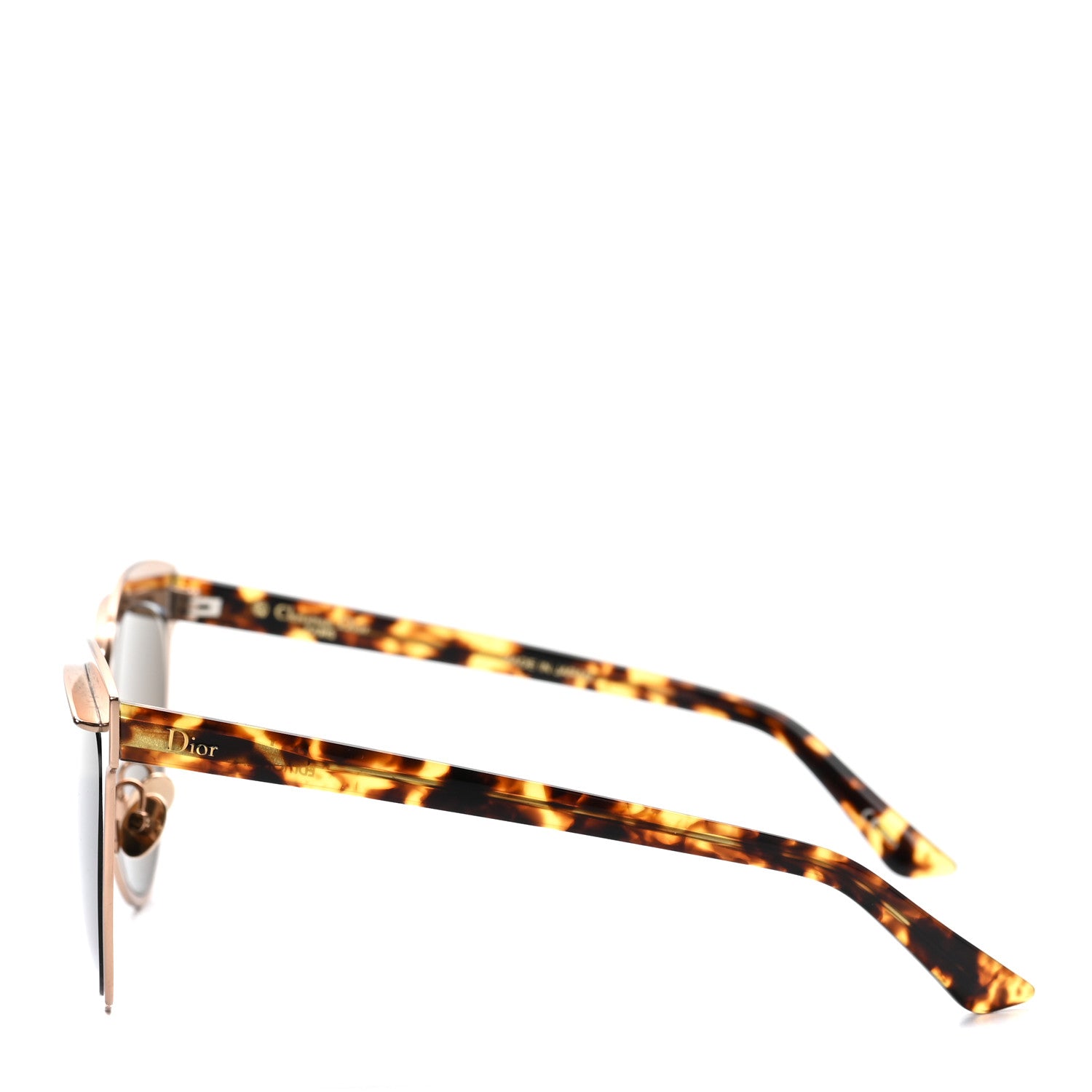Christian Dior DiorInspired Limited Edition Sunglasses Rose Gold Havana 4 of 9