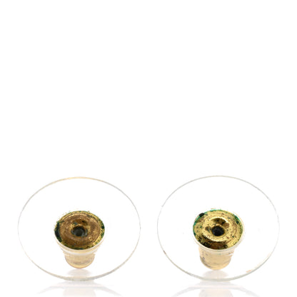 Chanel Pearl Crystal CC Long Chain Drop Earrings Gold 5 of 6