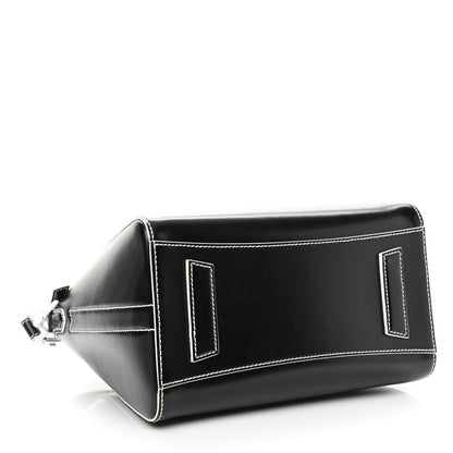 Givenchy Calfskin Contrast Topstitch Small Antigona Black White 4 of 10