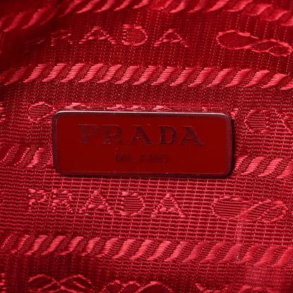 Prada Tessuto Nylon Mini Re-Edition 2000 Bag Rosso 6 of 7