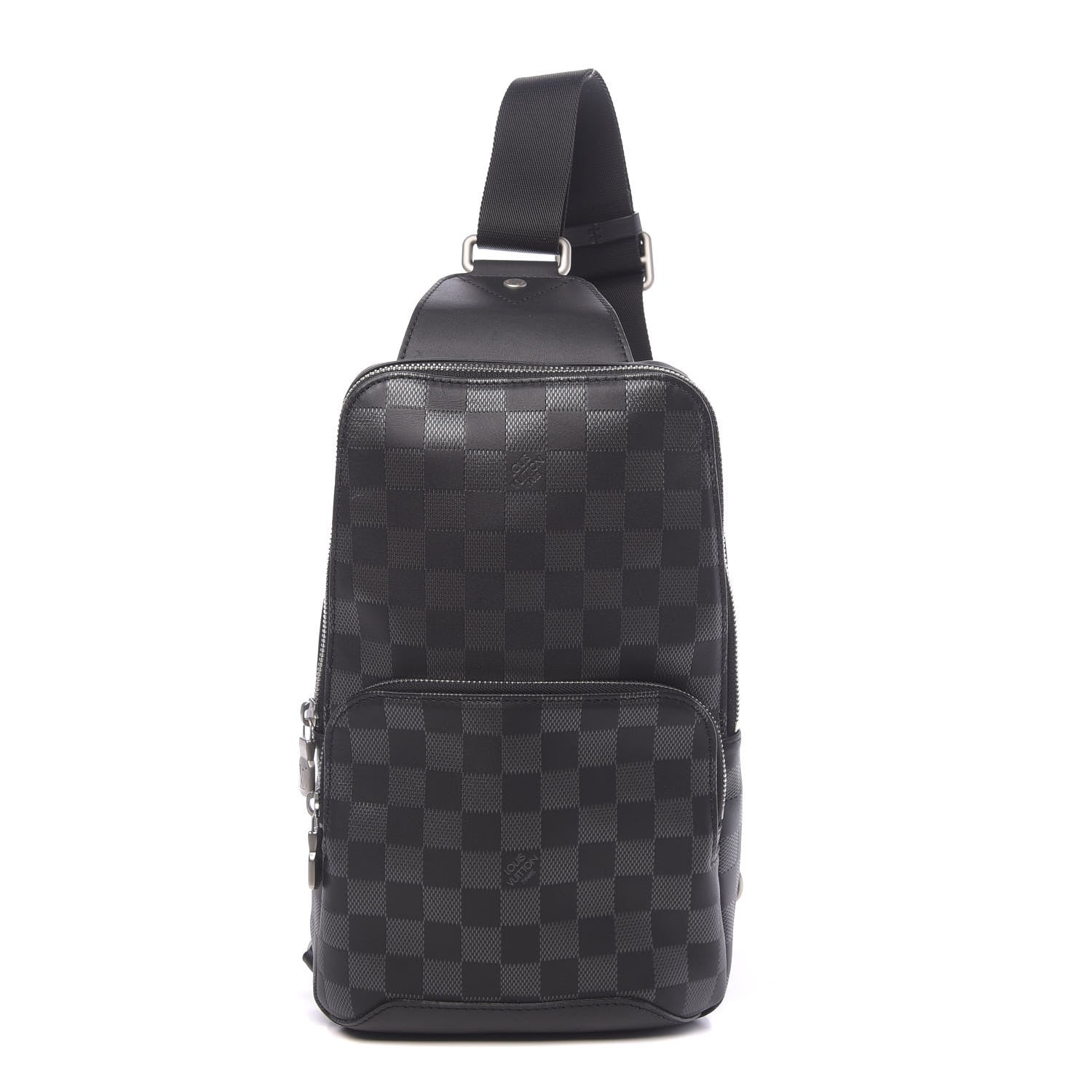 Louis Vuitton Damier Infini Avenue Sling Bag Onyx Silver 1 of 9