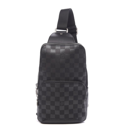 Louis Vuitton Damier Infini Avenue Sling Bag Onyx Silver 1 of 9