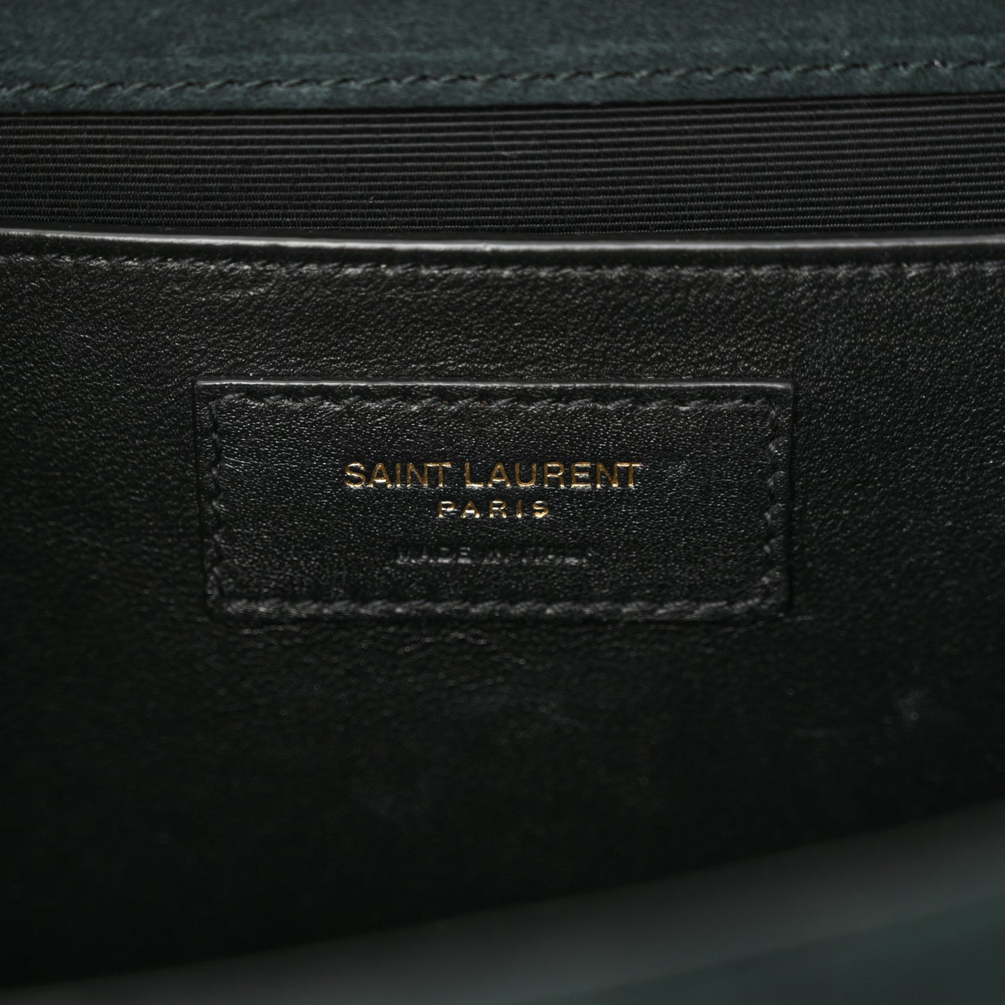 Suede Mixed Matelasse Triquilt Medium Monogram Satchel Algae