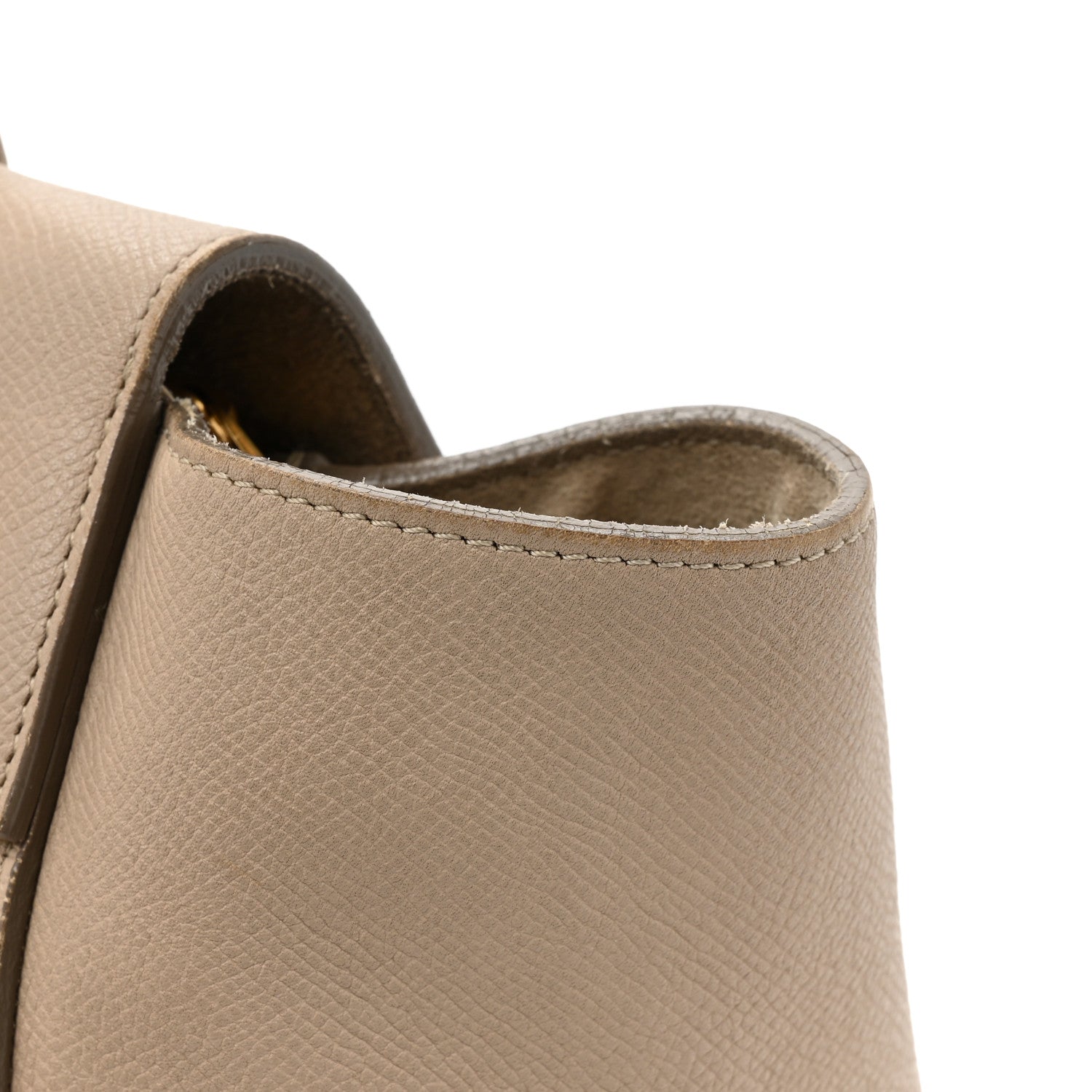 Celine Grained Calfskin Mini Belt Bag Light Taupe 15 of 22