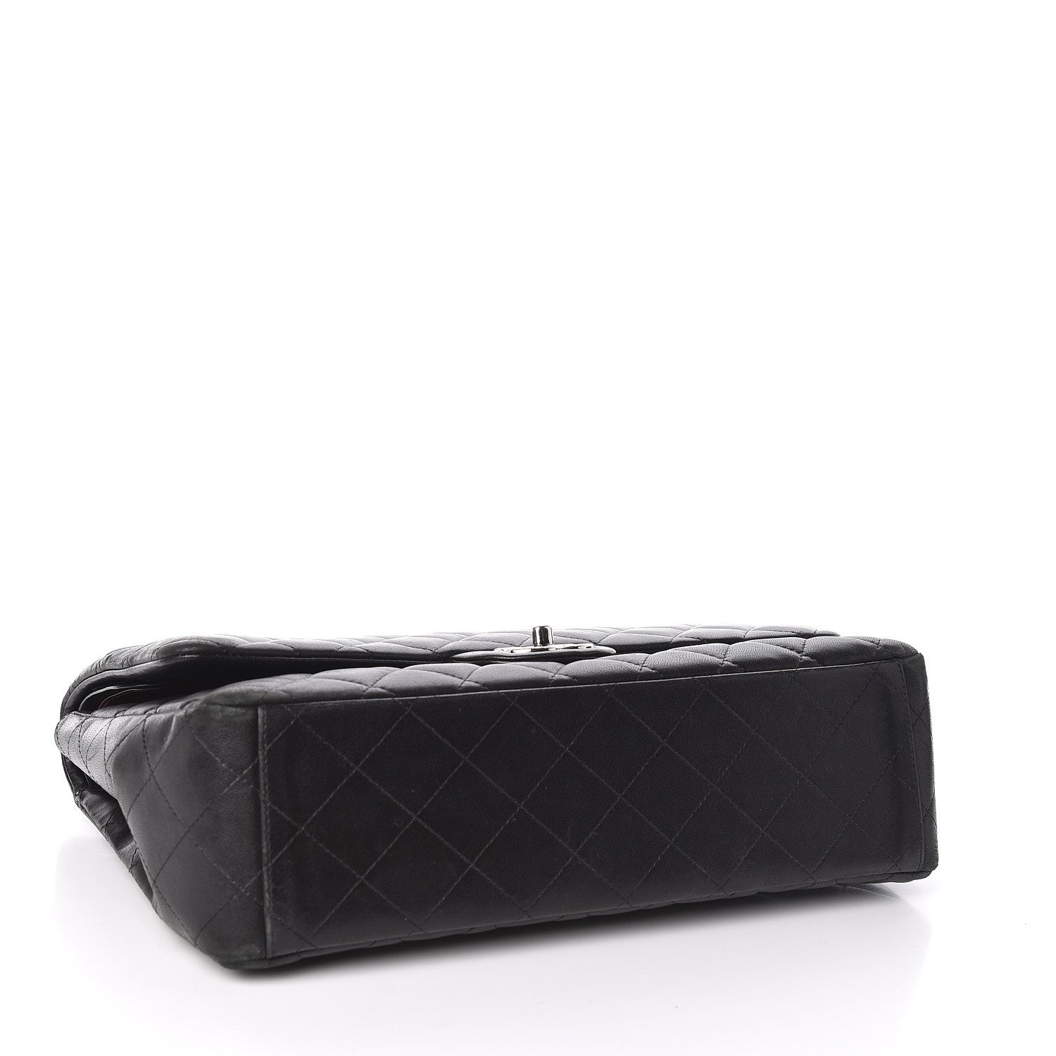 Chanel Lambskin Quilted Maxi Double Flap Black 4 of 15