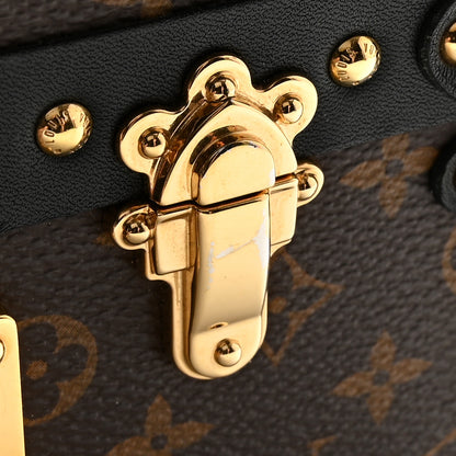 Louis Vuitton LOUIS VUITTON Monogram Studded Petite Malle Black 11 of 17