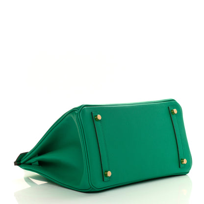 Hermes Epsom Birkin 30 Vert Jade 3 of 11
