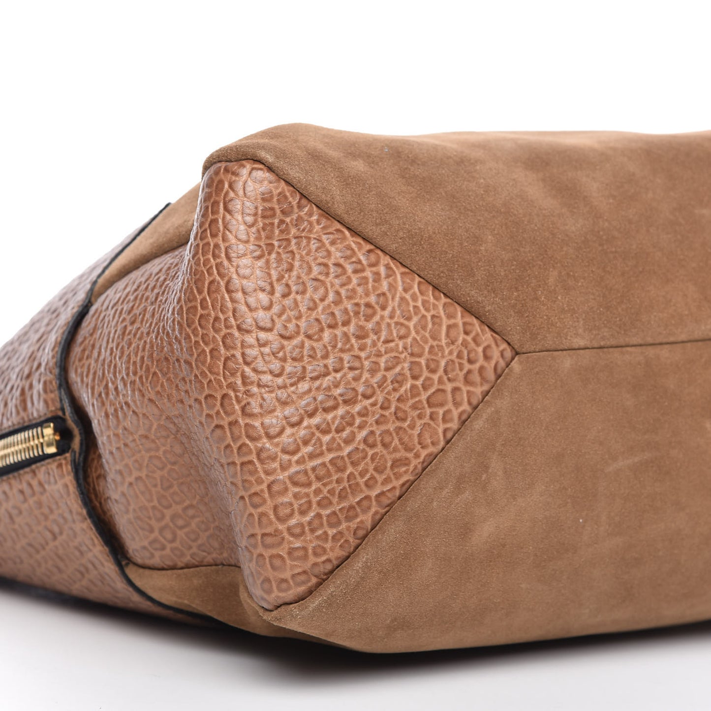 Signature Grain Suede Medium Callaghan Tote Camel