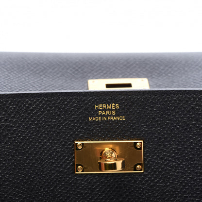Hermes Epsom Kelly Longue Wallet Black 8 of 9