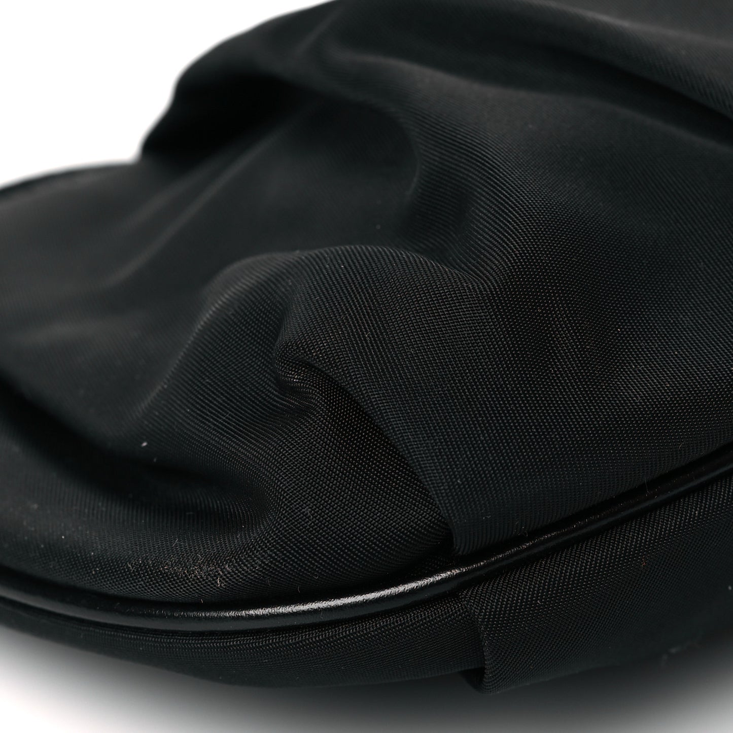 Tessuto Nylon Wristlet Clutch Black