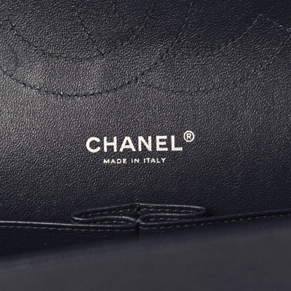 Chanel Caviar Quilted Jumbo Double Flap Navy 8 of 11