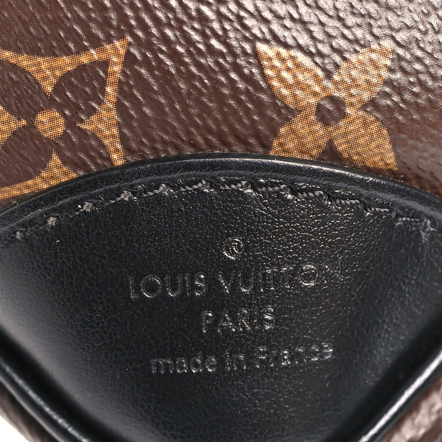 Louis Vuitton Monogram Odeon PM Black Black 5 of 8