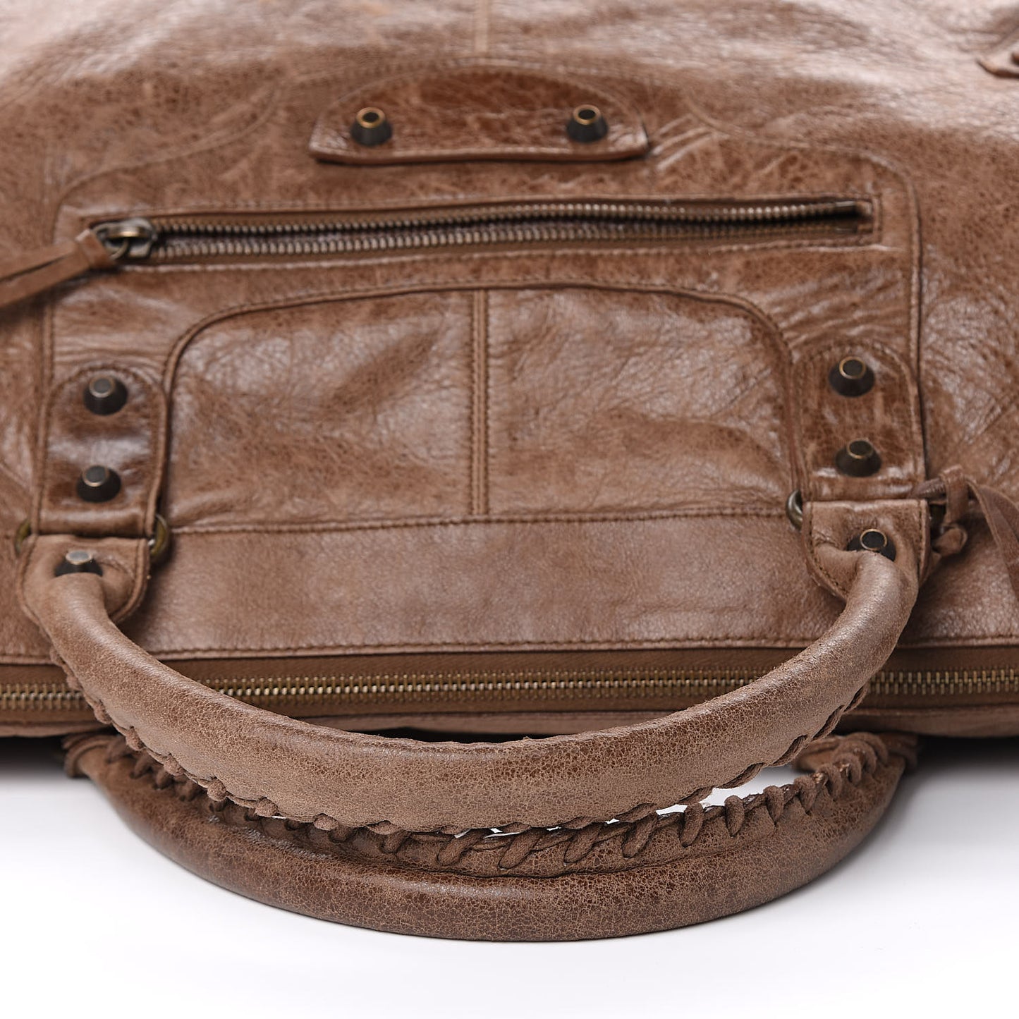 Agneau Classic Hardware Work Sienna