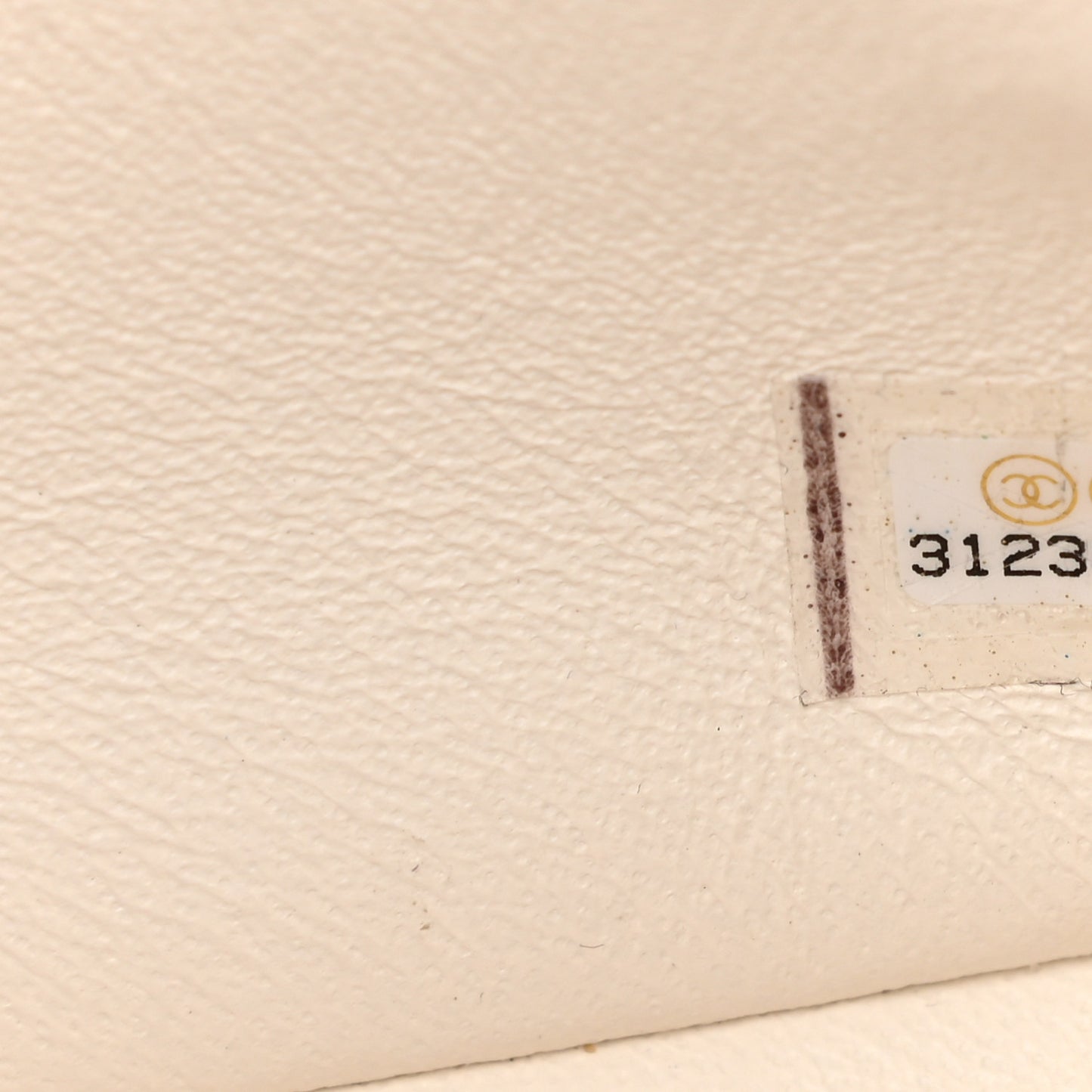Caviar Quilted Mini Top Handle Rectangular Flap White