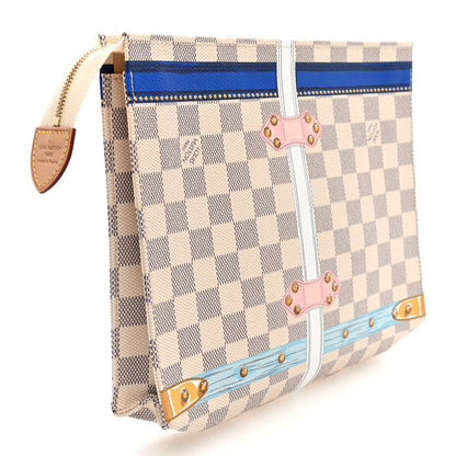Louis Vuitton Damier Azur Summer Trunks Saint Barths Toiletry Pouch 26 3 of 6