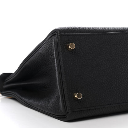 Hermes Togo Kelly Retourne 28 Black 8 of 10