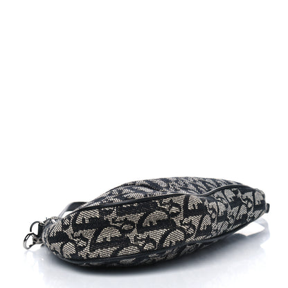 Christian Dior Monogram Mini Saddle Pochette Black 4 of 5