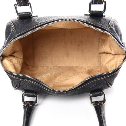 Chanel Calfskin Large Tassel Bowler Black 5 of 15