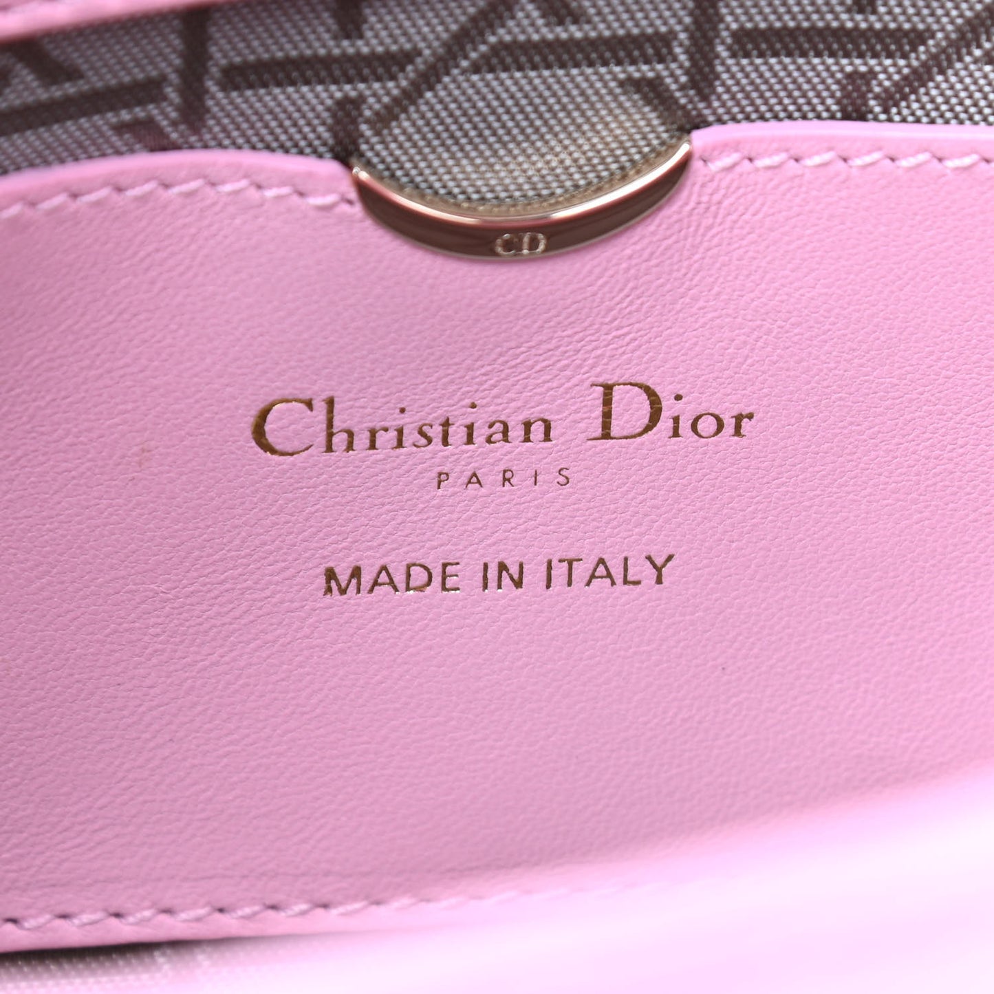 Lambskin Cannage East West Lady Dior Light Pink