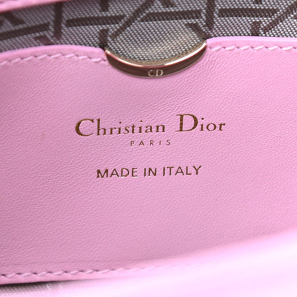 Christian Dior Lambskin Cannage East West Lady Dior Light Pink 8 of 9