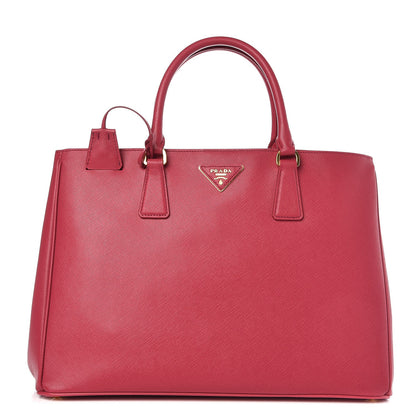 Prada Saffiano Lux Large Tote Peonia 1 of 8