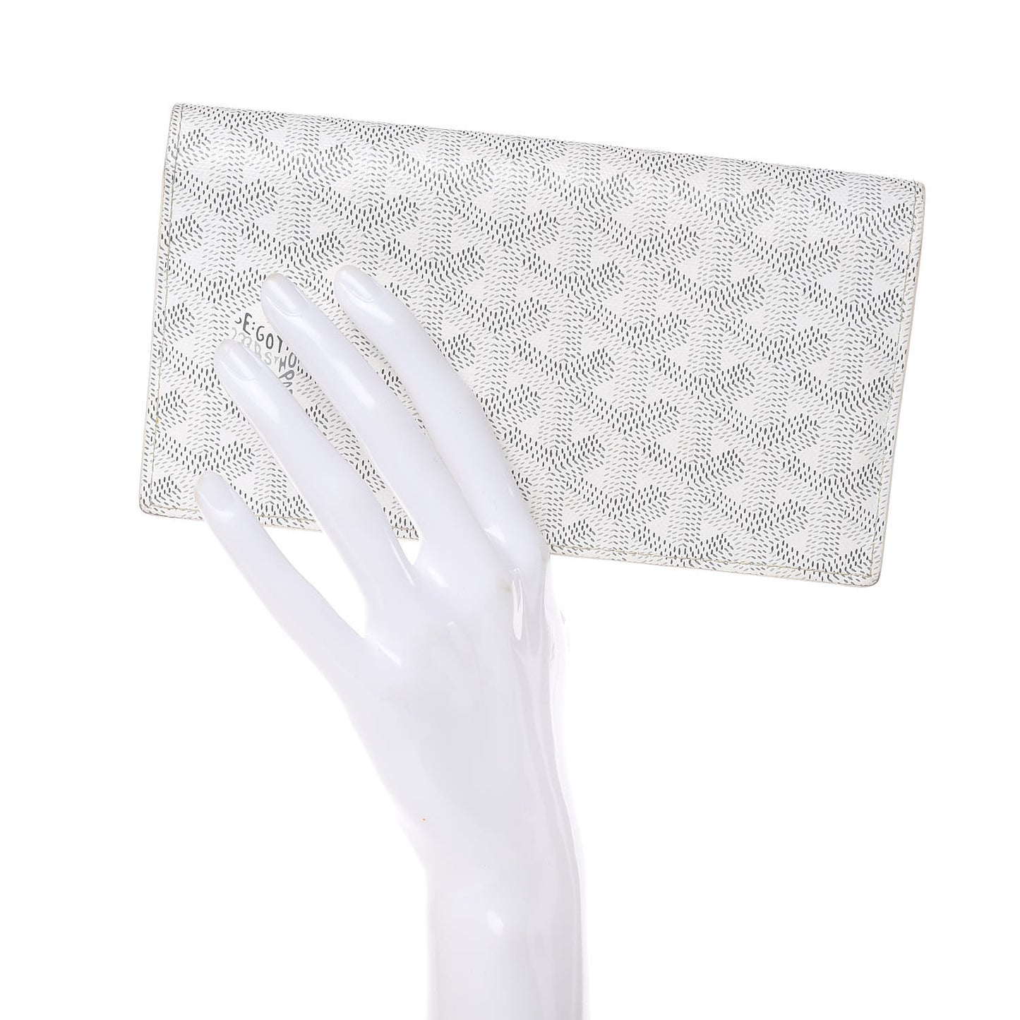 Goyardine Richelieu Wallet White