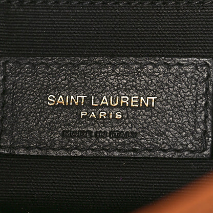 Saint Laurent Crinkled Calfskin Matelasse Monogram Medium Niki Chain Satchel Caramel 6 of 9