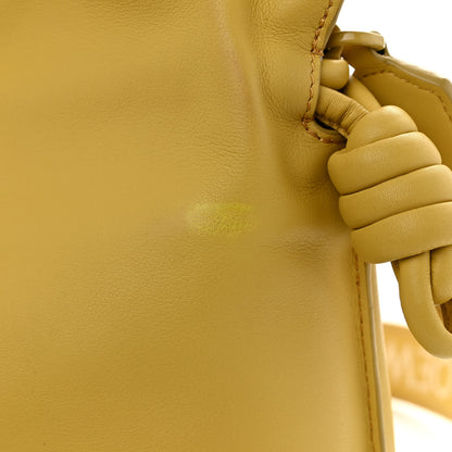 Loewe Calfskin Monochrome Flamenco Knot Clutch Pale Yellow Glaze 10 of 11