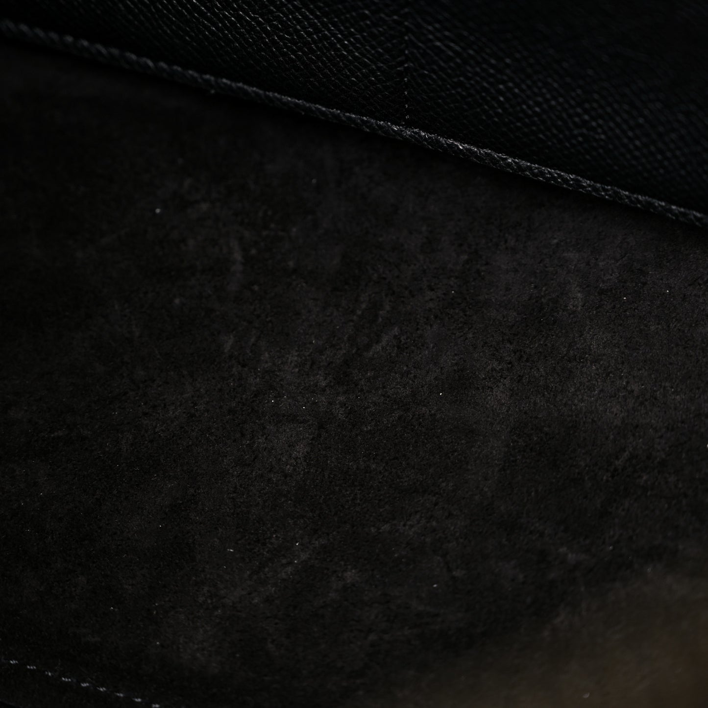 Grained Calfskin Mini Belt Bag Black