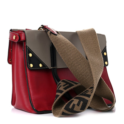 Fendi Vitello Grace FF 1974 Small Flip Tote Fragola Sepia 3 of 22