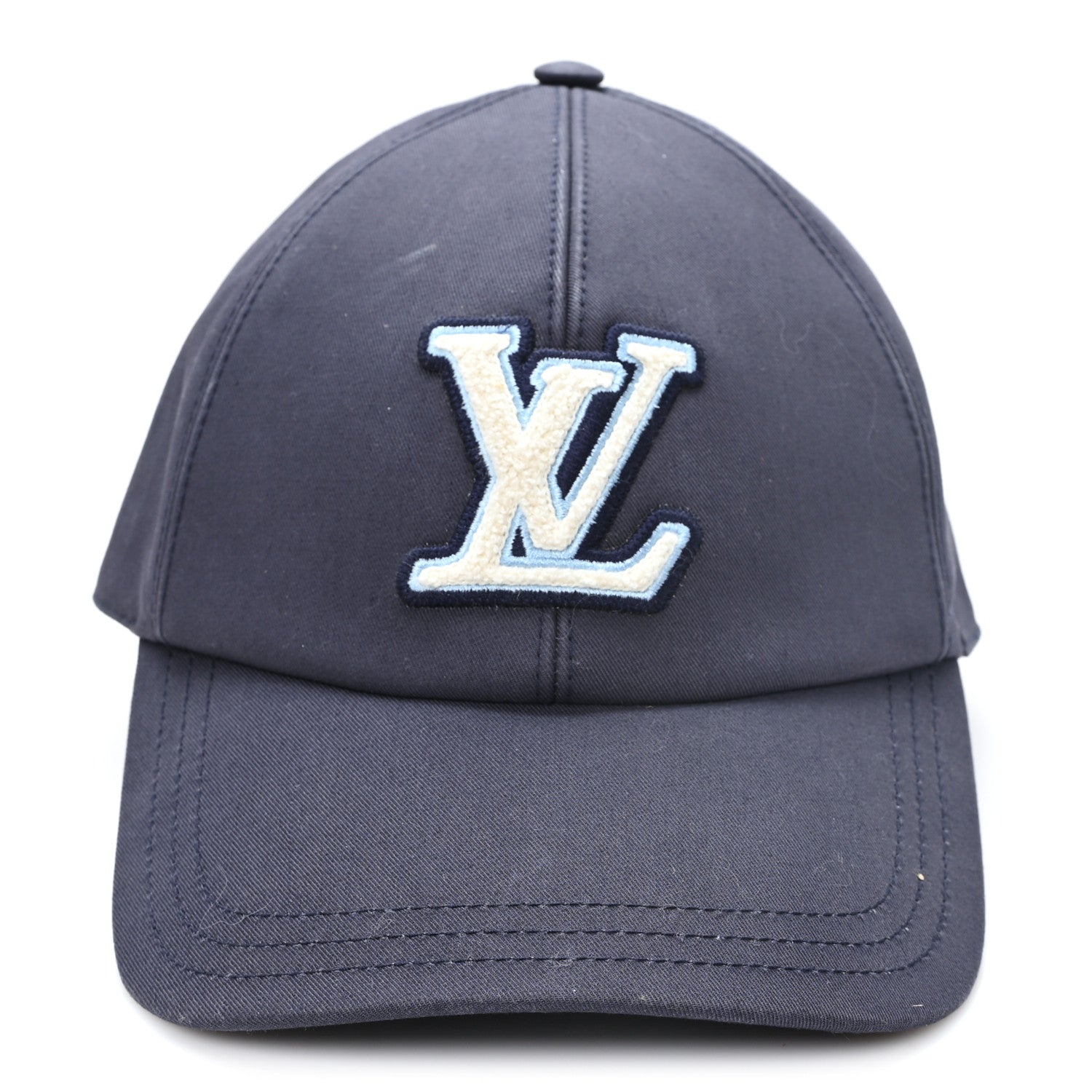 Louis Vuitton Cotton LV Signature Cap M Bleu Marine 3 of 10