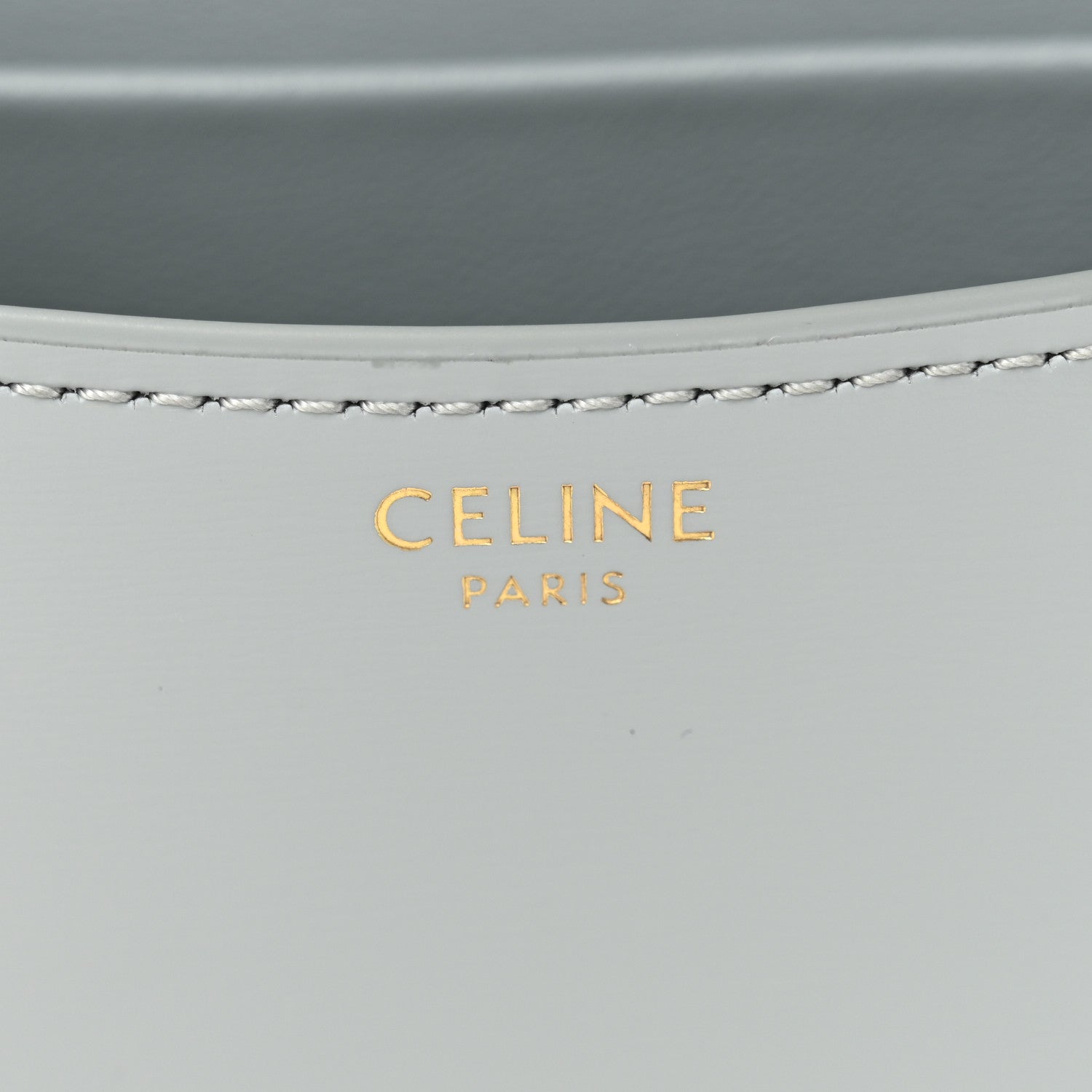 Celine Shiny Calfskin Teen Lola Bag Ice Blue 6 of 10