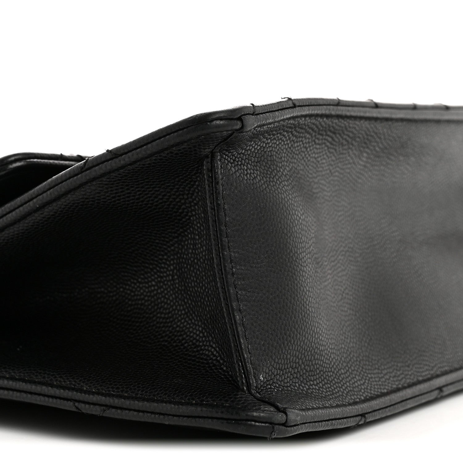 Chanel Caviar Quilted Chain Frame Flap Black 9 of 13