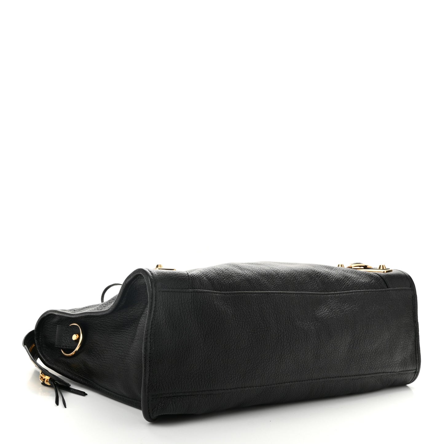 Chevre Gold Metallic Edge Hardware City Black
