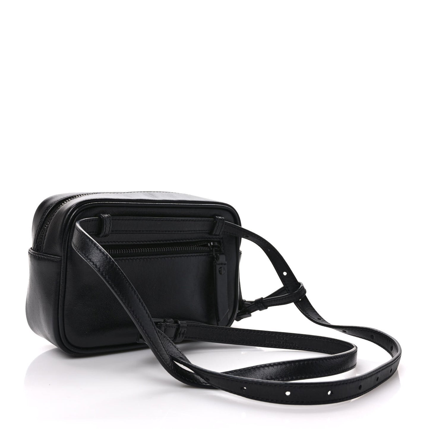 Calfskin Matelasse Monogram Lou Belt Bag Black