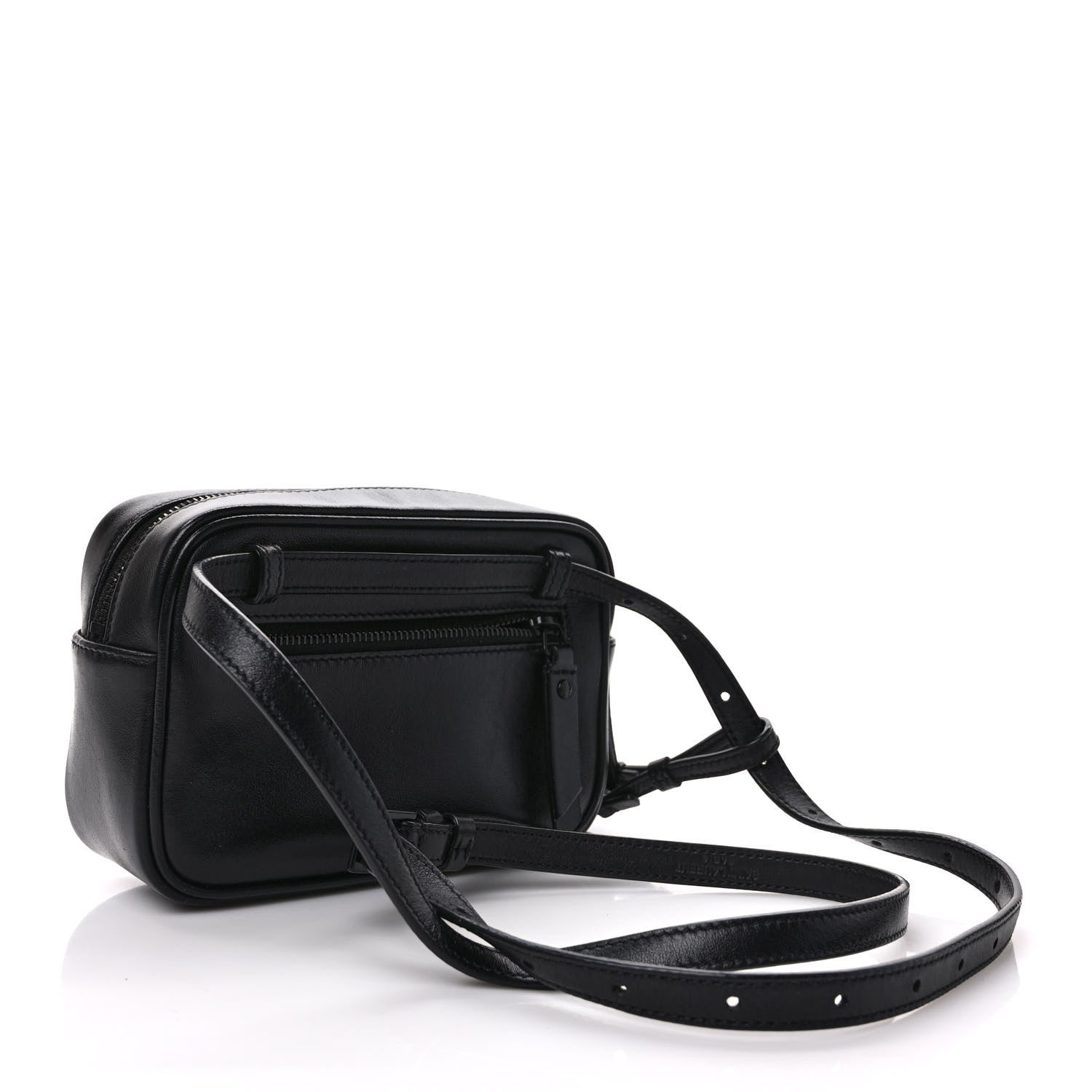 Saint Laurent Calfskin Matelasse Monogram Lou Belt Bag Black 3 of 9