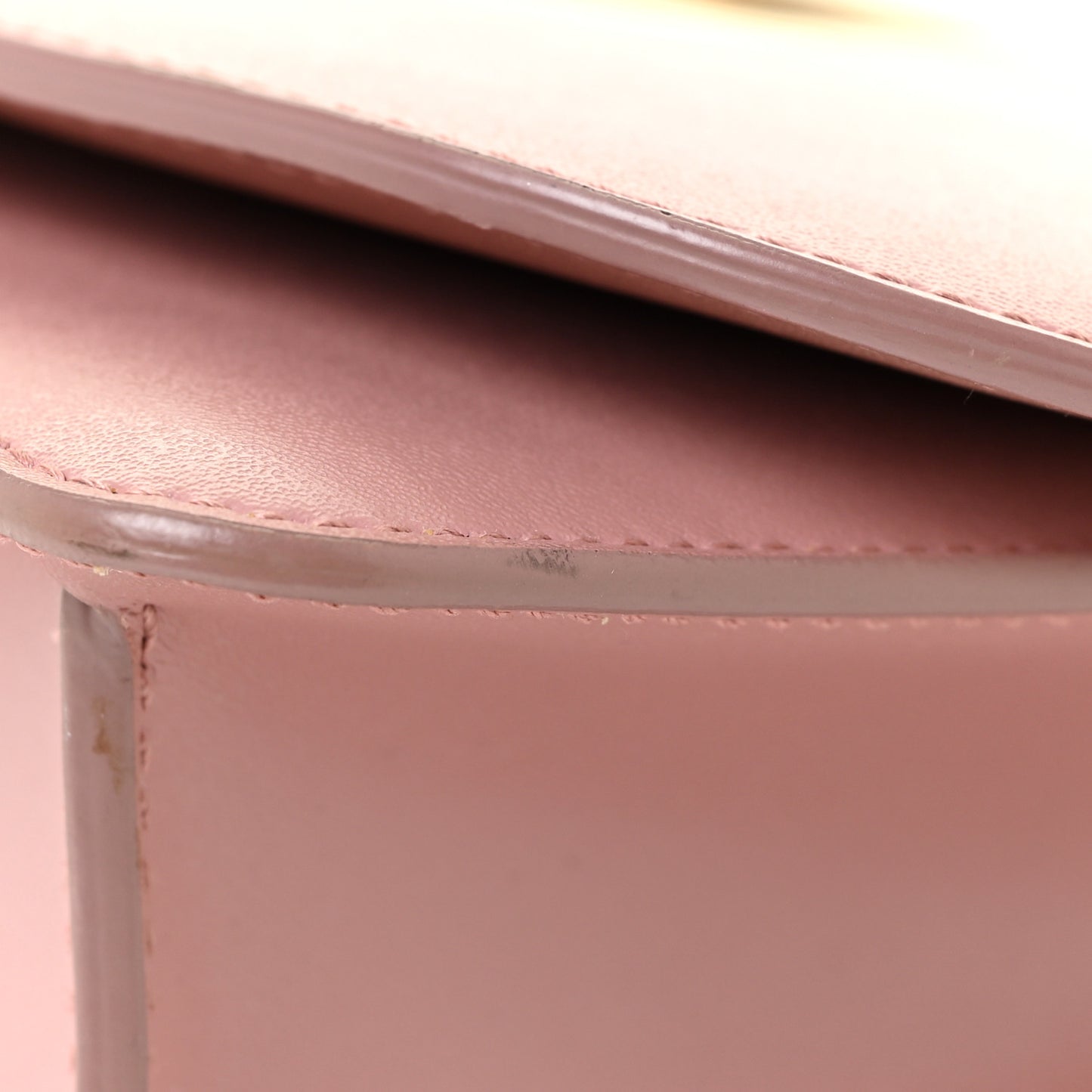 Calfskin Vela Crossbody Bag Antique Rose
